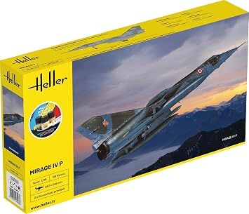 heller - Model Aircraft Starter Kit Mirage Iv P 56493| 148, Taille unique