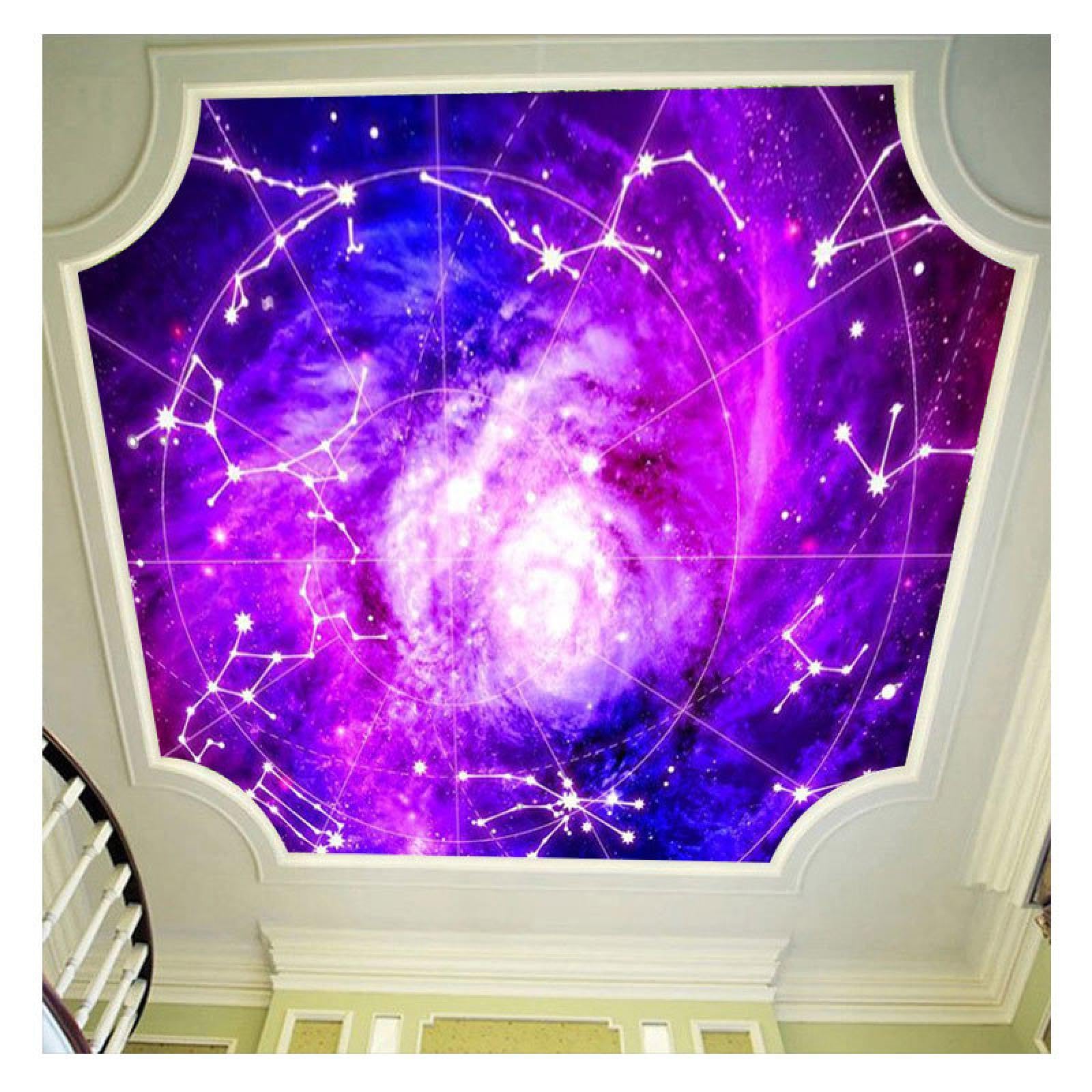 Cool Universe Starry Sky Sufit Galaxy 3D Mural Samoprzylepna tapeta do salonu Sypialnia Restauracja Dekoracja domu Biuro