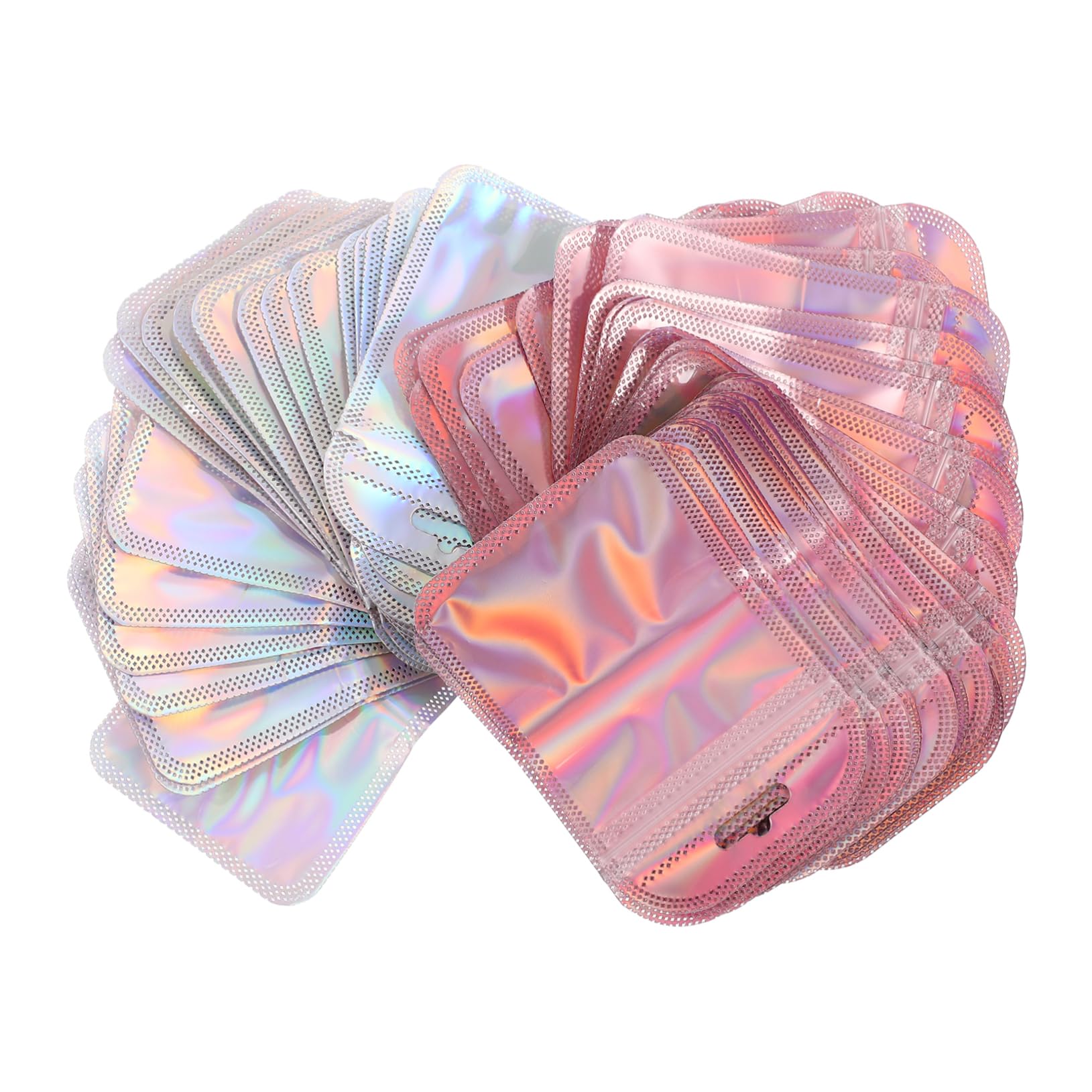 Anneome 100pcs Jewelry Packaging Bag Resealable Pouch Jewelry Storage Plastic Pouch Clear Wrapping Bag Small