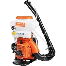 Backpack Fogger Sprayer, 2.13kw Gas Powered Mist Duster with 3.7Gal Tank, 4L/ min Flow Rate, 39ft Spray Range, for Effective Fleas Ticks Critters Control Orchard Farm Yard Gardening