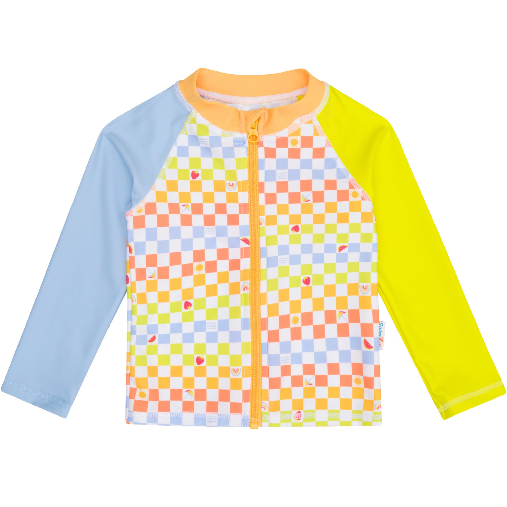 SwimZip UPF 50+ Rash Guard, Long Sleeve Swim Shirt for Boys and Girls