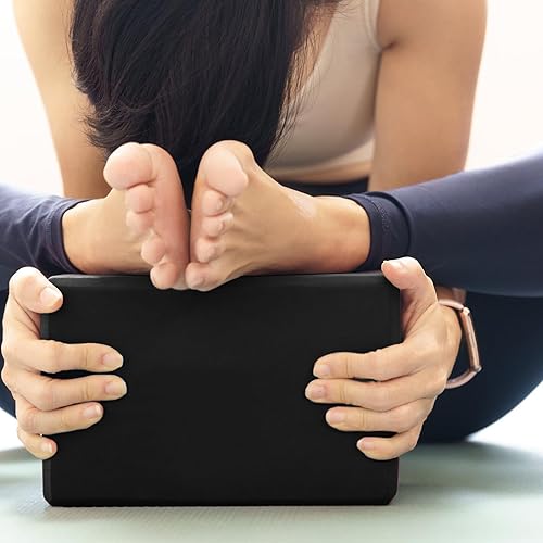 Miniatura 6 de Bloques de yoga 2 piezas, bloques de espuma de ladrillo de yoga de 9 x 6 x 3 pulgadas, bloque de espuma EVA, accesorios de yoga para yoga, pilates,
