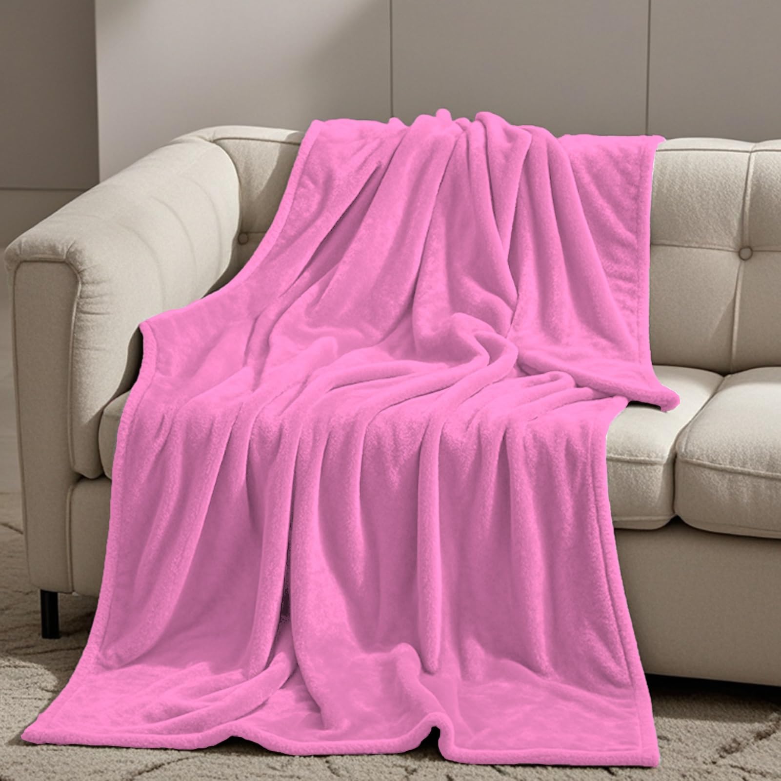 Amazon｜ブランケット 120 x 190 cm マイクロファイバー もこもこ毛布