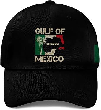 Gulf of Mexico Cap, Gulf of Mexico Est 1550, Hats for Men, Vintage Baseball Hat, Political Hats