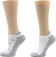 Vista 26 de Dr. Motion Calcetines de compresión de corte bajo para mujer, paquete de 2