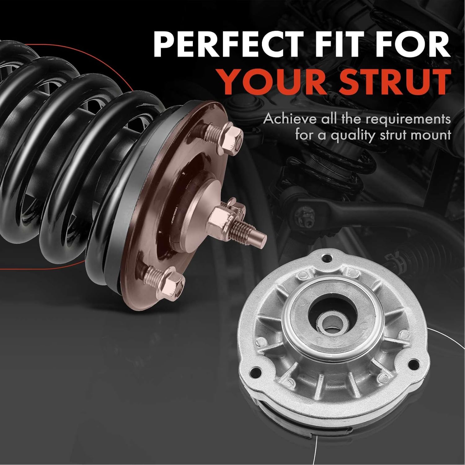 A-Premium Front Suspension Strut Mount Compatible with BMW 535i GT 550i GT 640i 650i xDrive 740i 740Li 750i 750Li 760Li Alpina B7