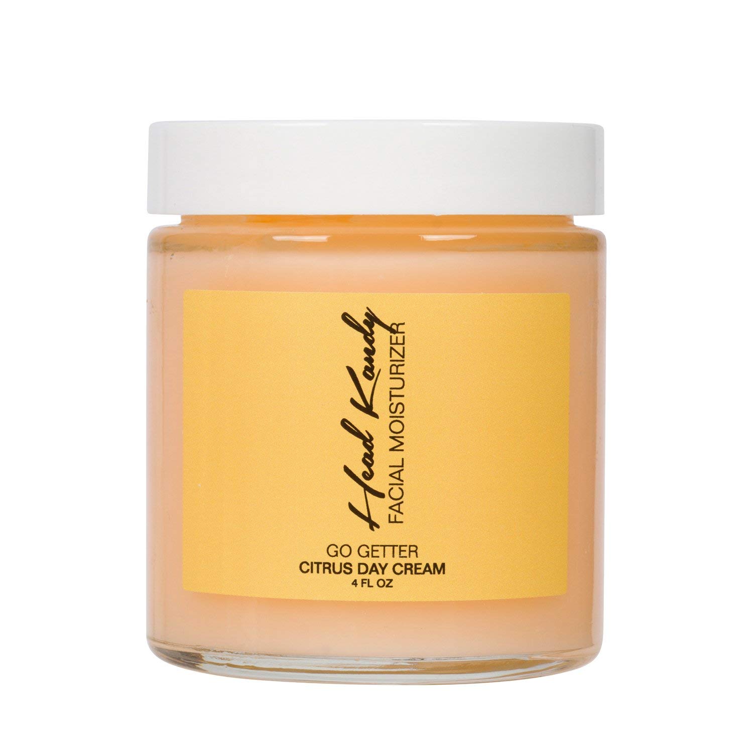 Head Kandy Go Getter Citrus Day Cream (4 oz) - Facial Moisturizer - Rejuvenating Effect - Regenerating Antioxidants - Lightweight Formula