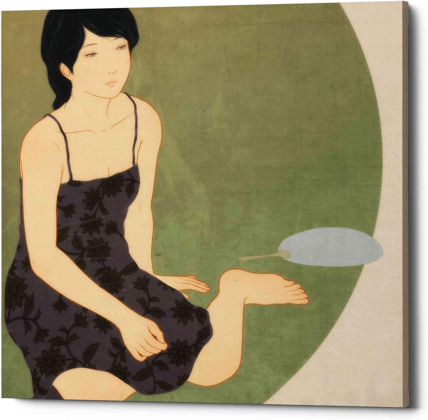 Epic Graffiti 'Waka Kaede' by Sai Tamiya, Canvas Wall Art, 12"x12"