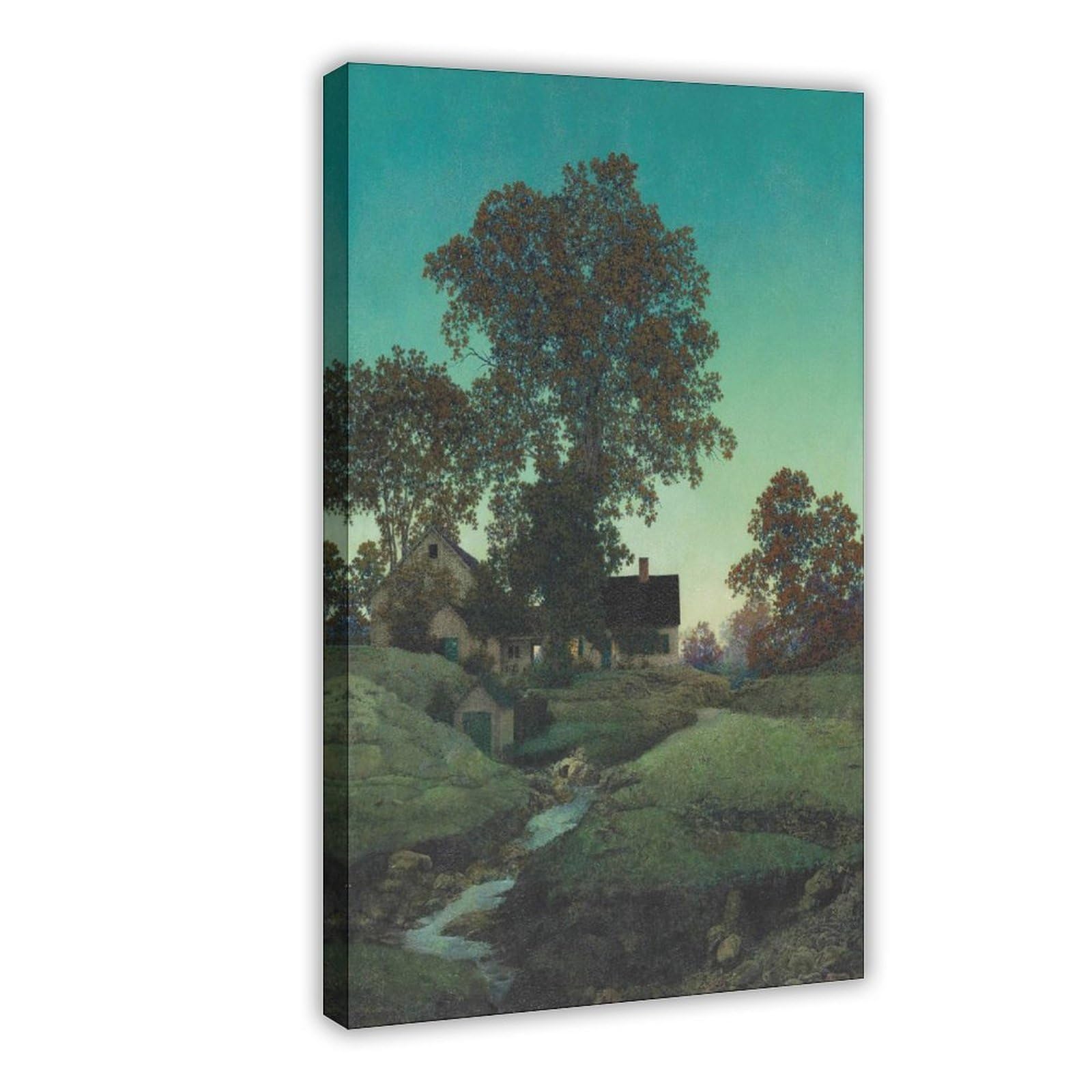 Tableau Maxfield Parrish impression sur toile déco murale bureau - 8