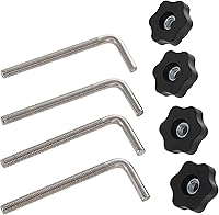 Vista 3 de Deadwood Crafted Tools Juego de abrazaderas de ángulo recto de 90 grados, abrazaderas de esquina cuadradas de 6.3 x 6.3 pulgadas para carpintería