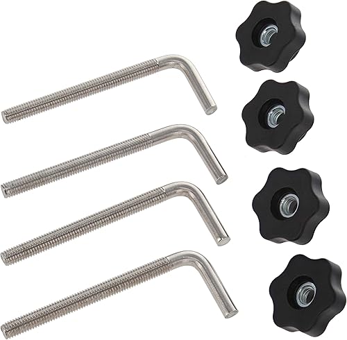 Miniatura 3 de Deadwood Crafted Tools Juego de abrazaderas de ángulo recto de 90 grados, abrazaderas de esquina cuadradas de 6.3 x 6.3 pulgadas para carpintería,