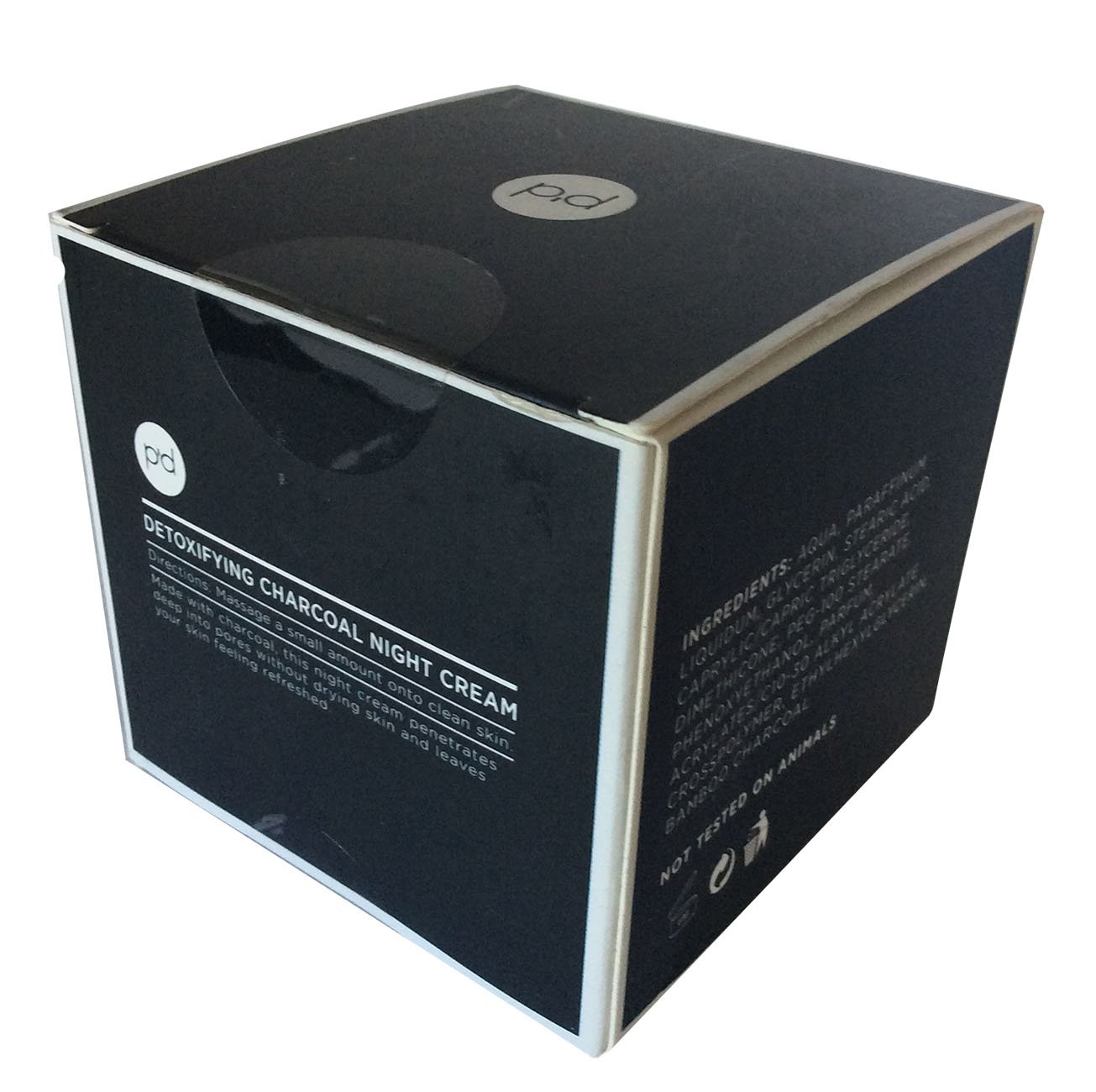 p'd Detoxifying Charcoal Night Cream, 1.65 oz