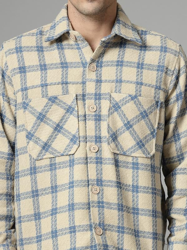 Image of CHKOKKO Men's Polyester Regular Jacket