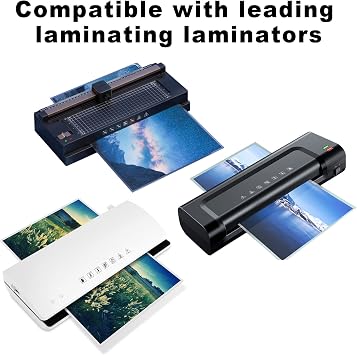 LabelMore Thermal Laminating Pouches - 9 x 11.5-inches/Letter Size - 3mil Thickness - 1000pack