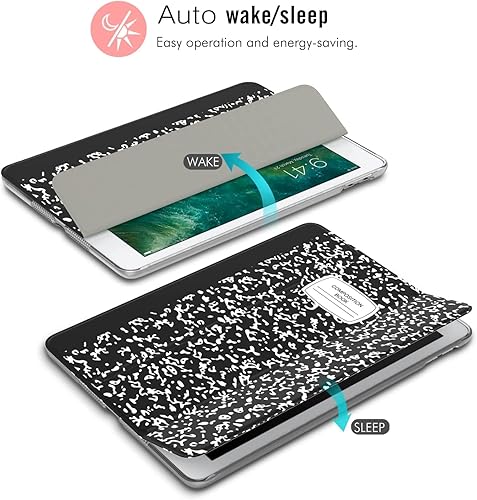 Miniatura 6 de MoKo Case Fit 20182017 iPad 9.7 65 generación - Funda delgada y ligera con protector trasero translúcido esmerilado para Apple iPad de 9.7 pulgadas