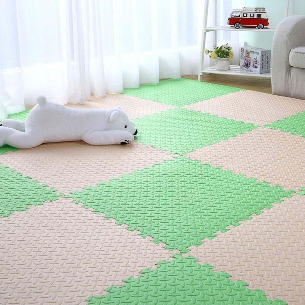 ジョイントマット 厚手 大判 プレイマット パズルマット 赤ちゃん カラー 北欧風 おしゃれ かわいい カーペット 滑り止め サイドパーツ付 転倒防止 防湿 汚れ防止 衝撃吸収 防音 ベビーマット ケガ防止 60 60 1 2 16 クッションマット Faz Co Zm