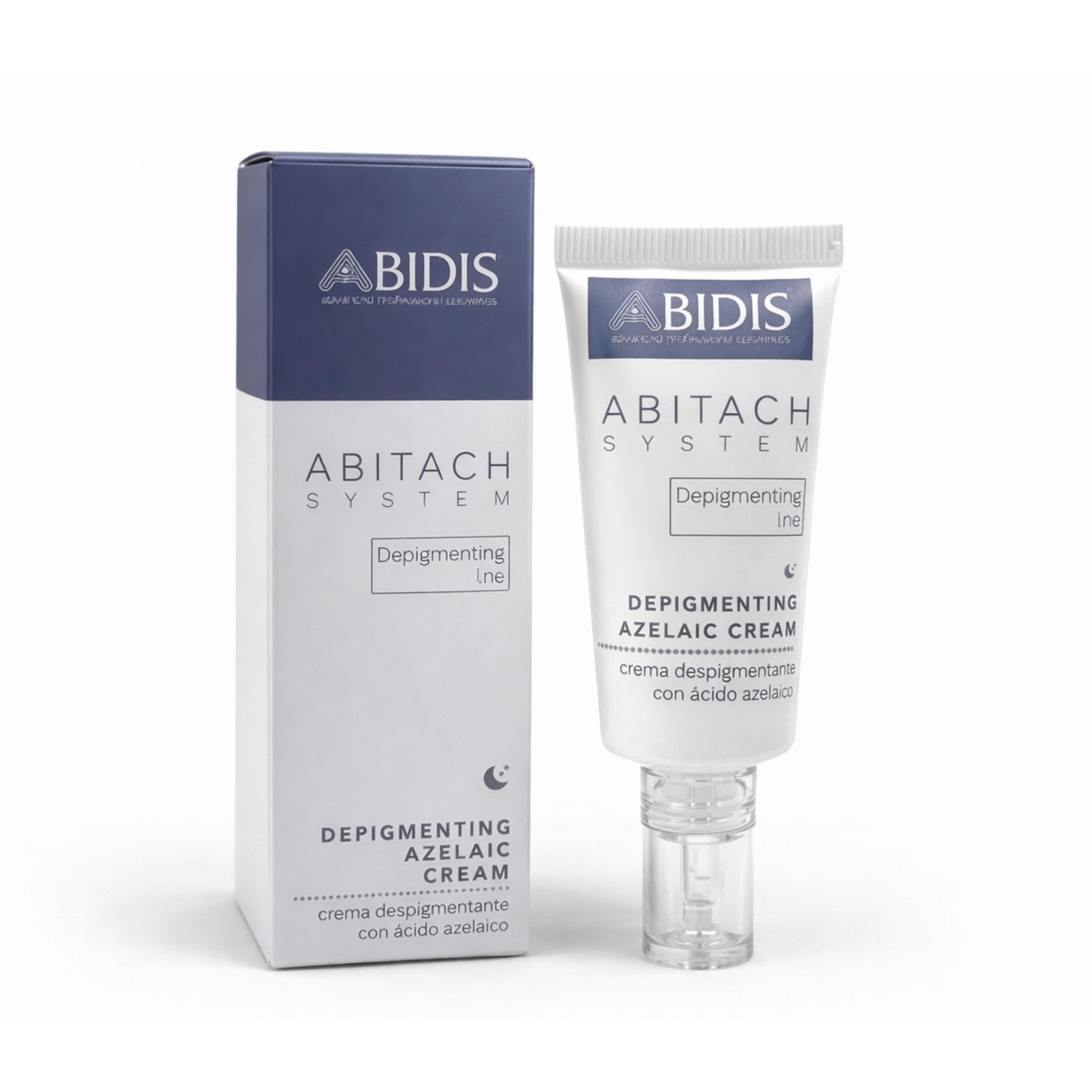 Abitach System Crema Despigmentante Intensiva 40ml | 20% Ácido Azelaico + Bakuchiol + Niacinamida | Tratamiento Nocturno Antimanchas y Antienvejecimiento | Aclara, Unifica e Ilumina | Alta Pote