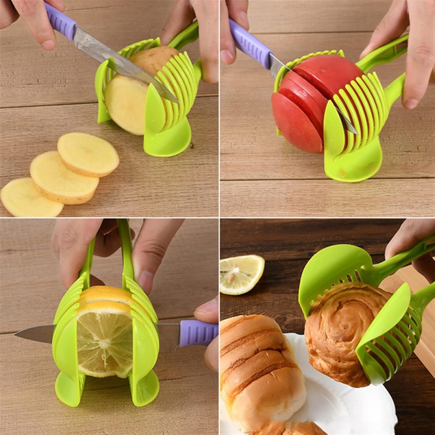 Mandolines Handheld Tomato Slicer Bread Clip Fruit Vegetable Cutting Lemon Shreadders Potato Apple Gadget Kitchen Accessories Kitchenware