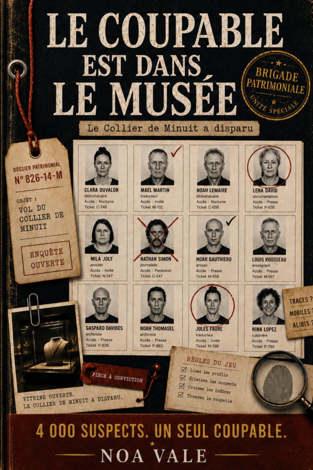 Le Coupable est dans le Musée: Une enquête policière avec 4 000 suspects, 14 indices et un seul coupable à démasquer