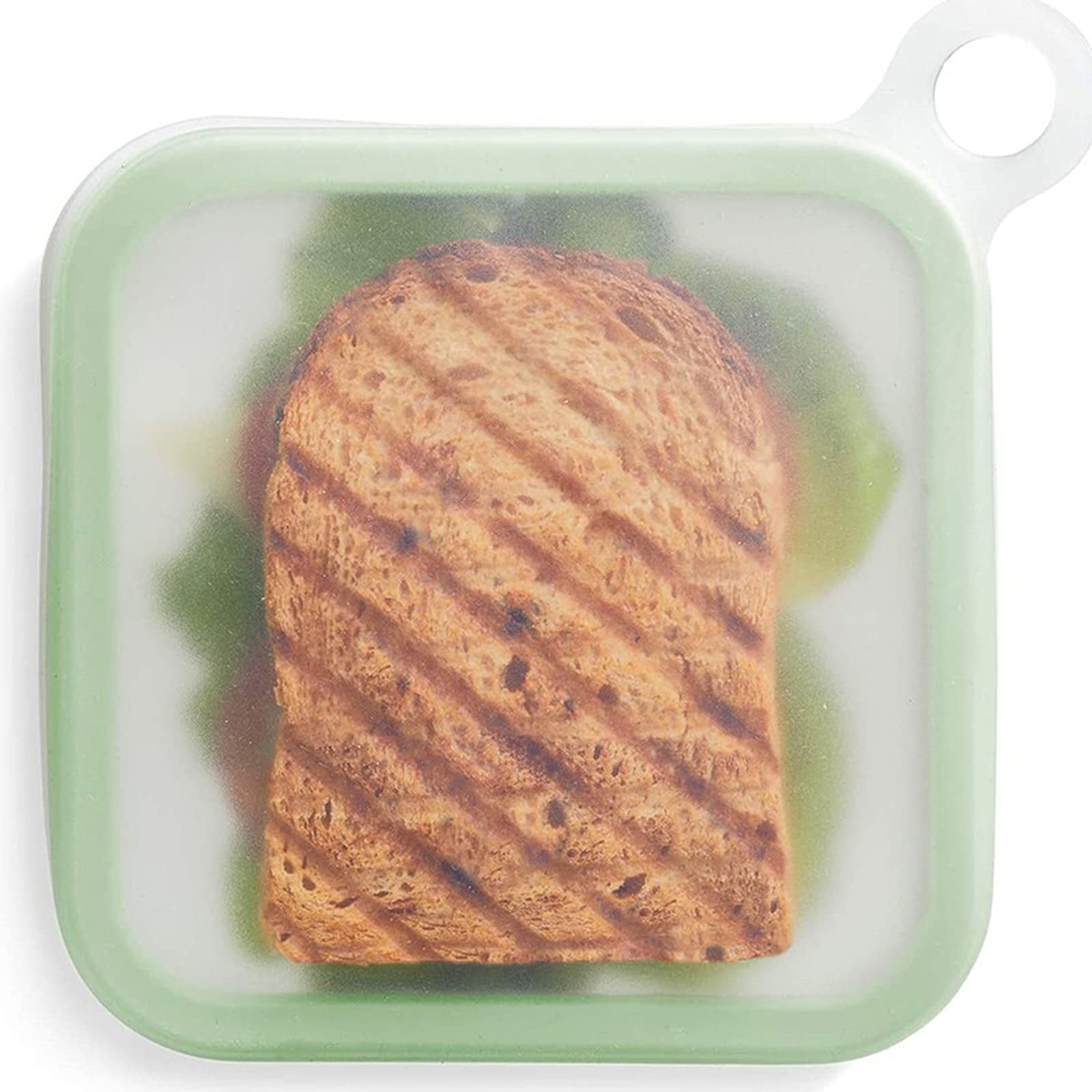 Lonchera portátil de silicona para tostadas, reutilizable, para evitar fugas de líquido, lonchera limpia y respetuosa con el medio ambiente