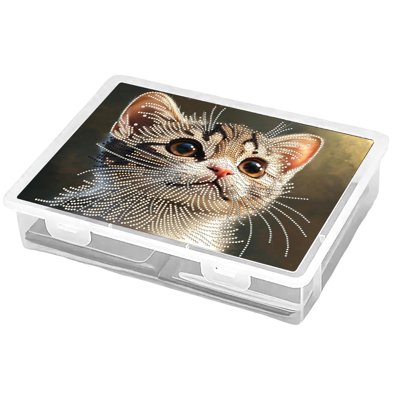 DIY 5D Diamond Painting Box Kits for Adults, DIY Full Diamond Painting Rhinestones Decorative Storage Box Stackable Crystal Mosaic Storage Container for Adults/Beginners Gift Idea Home Decor