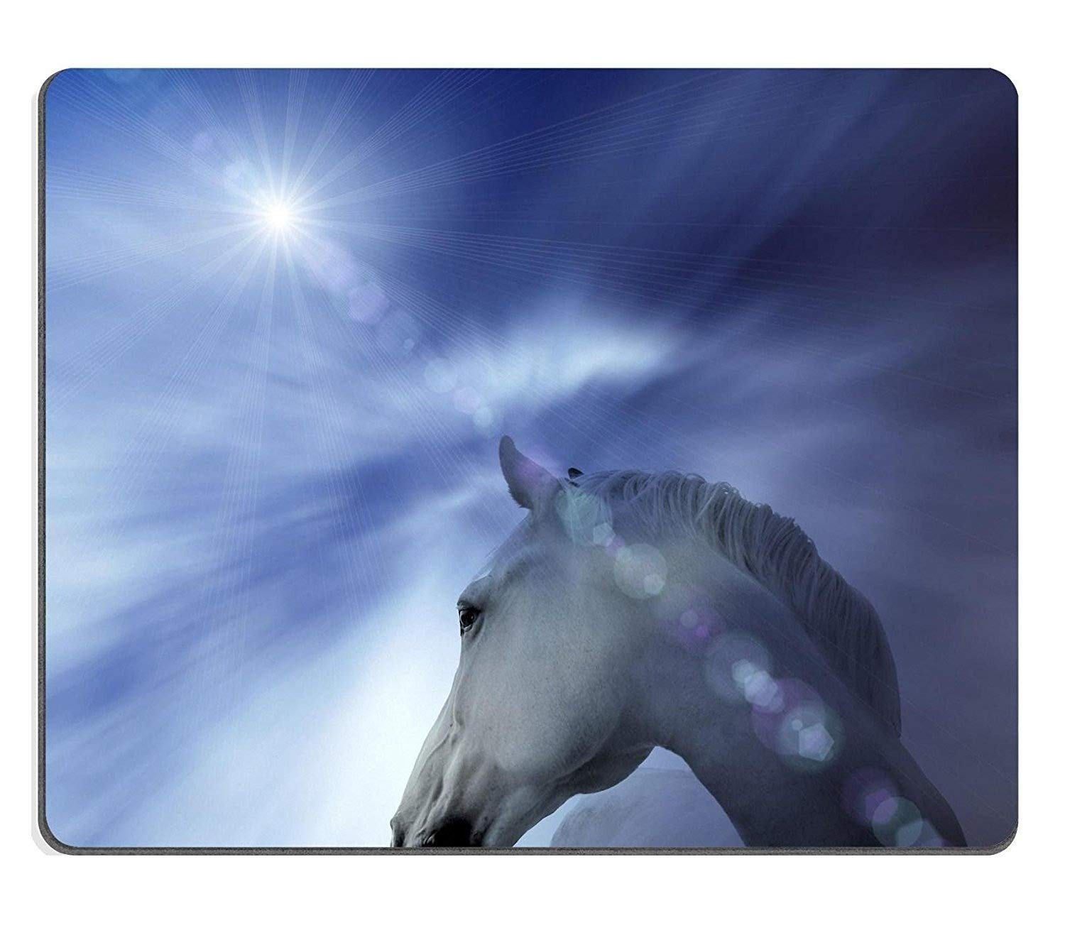 Cute Mousepads Awesome Indian Running Horses Prance on Green Grassland Mat Gaming Mouse pad Mouse mat PM0587