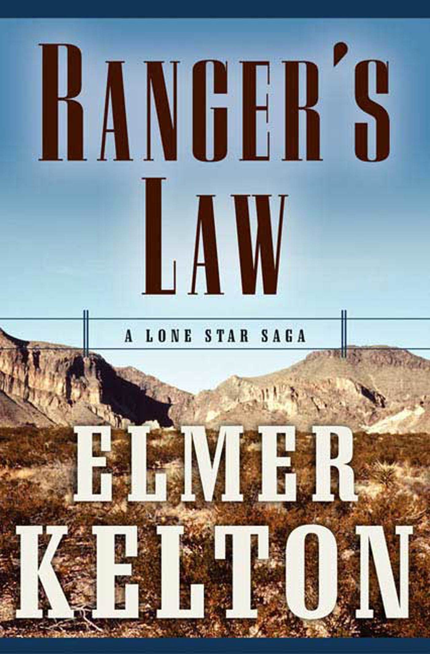 Buy Ranger's Law: A Lone Star Saga (Texas Rangers) — BookShops.in