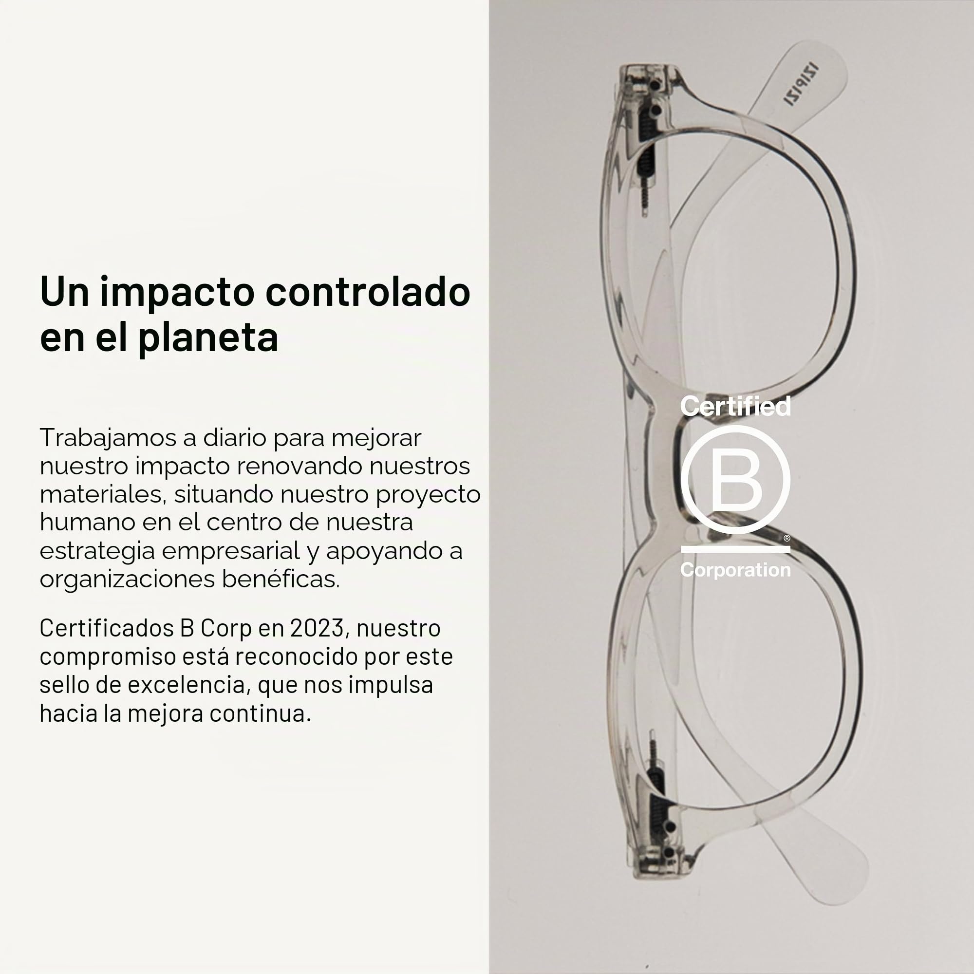IZIPIZI Sun #E Light Tortoise With Grey Lenses Sunglasses +0 Light Tortoise