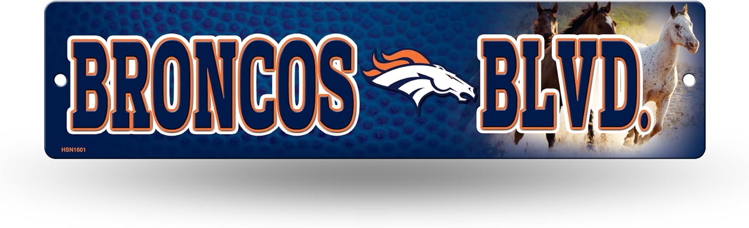 NFL Rico Industries Plastic Street Sign Plastic 4" x 16" Street Sign