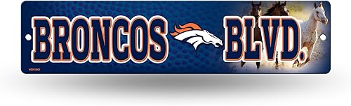 Miniatura 42 de Señal de calle de plástico NFL Rico Industries 4" x 16" Alternativo