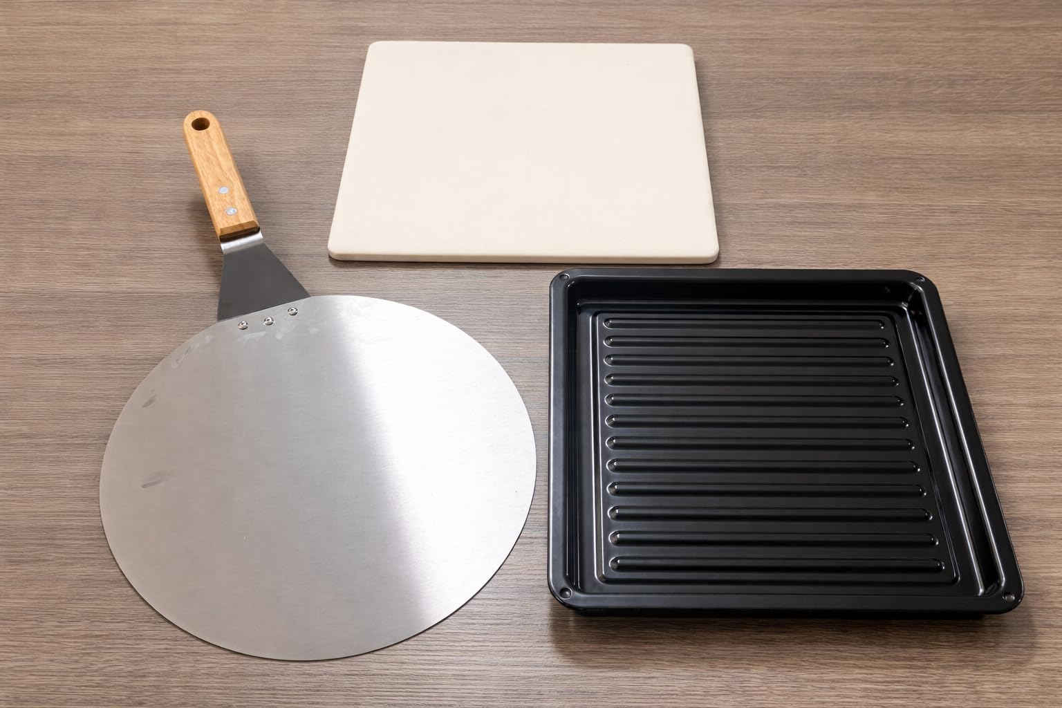 Forno Pizza Elettrico 450°C Super Potente – Con Pala, Teglia e Pietra Refrattaria – Pannello Touch LED e Modalità di Cottura Multiple per Pizza Perfetta in Pochi Minuti