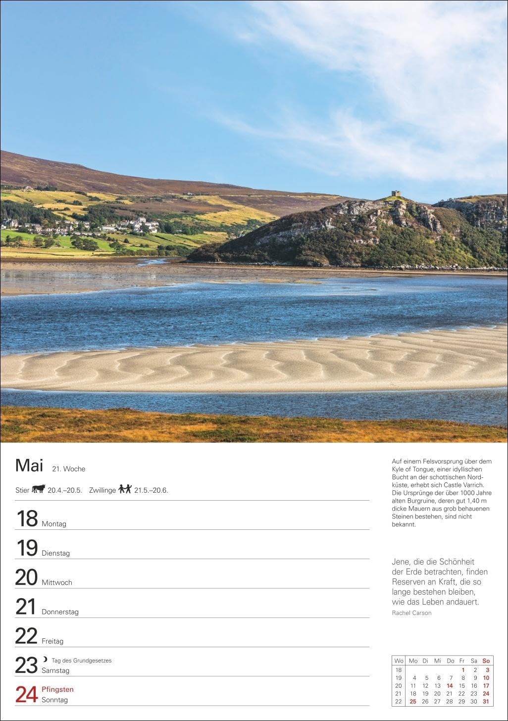 Schottland Wochenplaner 2026 - Eine Reise in 53 Bildern: Schön und praktisch: Terminkalender mit tollen Fotos von Schottland, Wochenkalendarium und Zitaten. Dekorativer Kalender für Organisatorisches