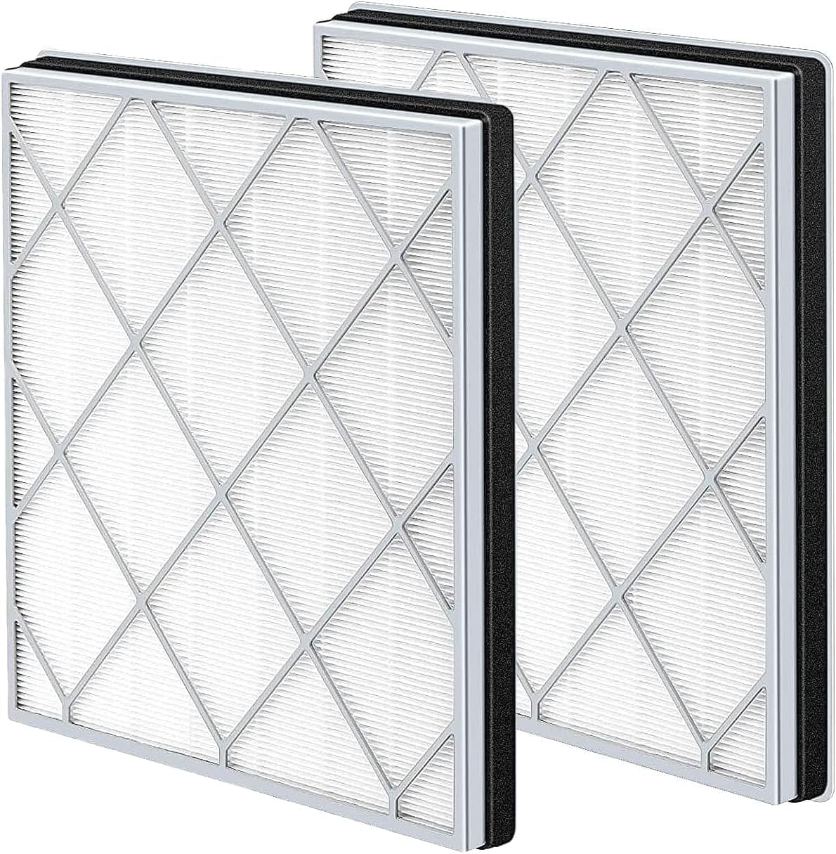 Goodsby Replacement True HEPA Filter H13 for Shark 4 Fan Models HE400 HE401 HE401C HE401NP HE402 HE402C HE402AMZ HE405 UA415 Air Purifier Part# HE4FKPET (1)