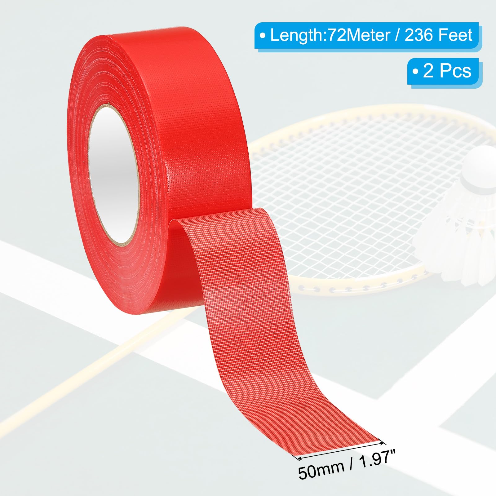 PATIKIL Pickleball Court Tape 2 in x 236ft - Image 2