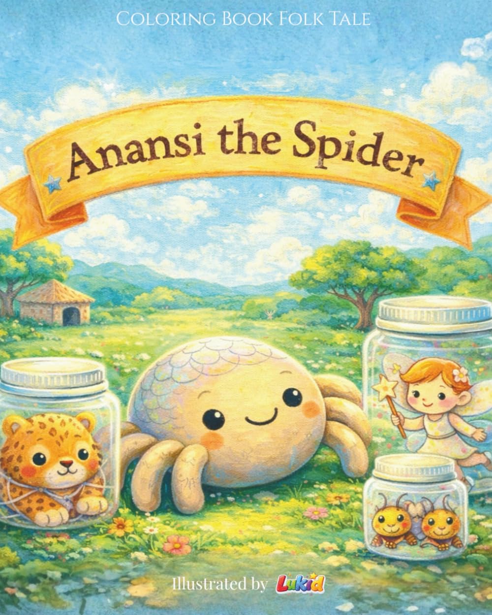 Anansi the Spider: Coloring Book Folk Tale
