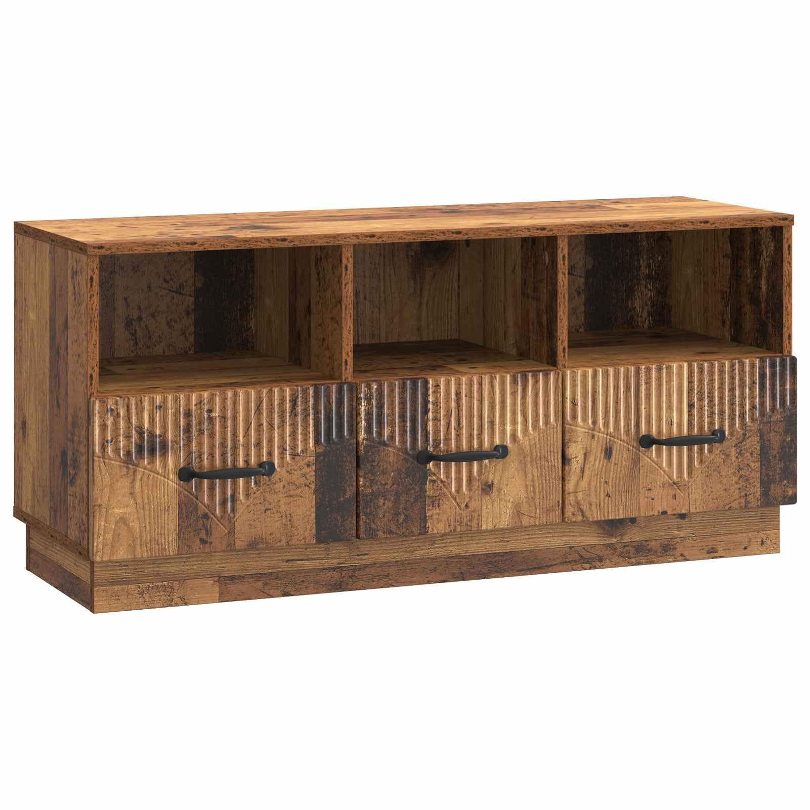 Meuble TV Gecheer durable au design épuré en bois d'ingénierie