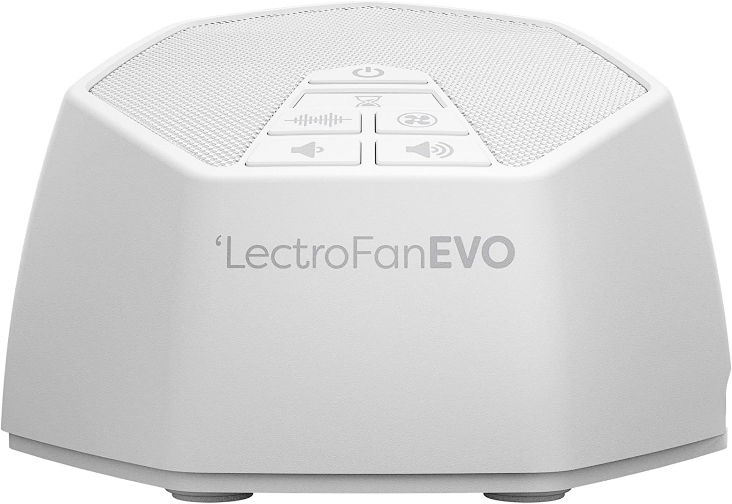 Adaptive Sound Technologies Evo Standard Packaging: Lectrofan Machine with 22 Unique Non-Looping Fan and Noise Sounds and Sleep Timer, White