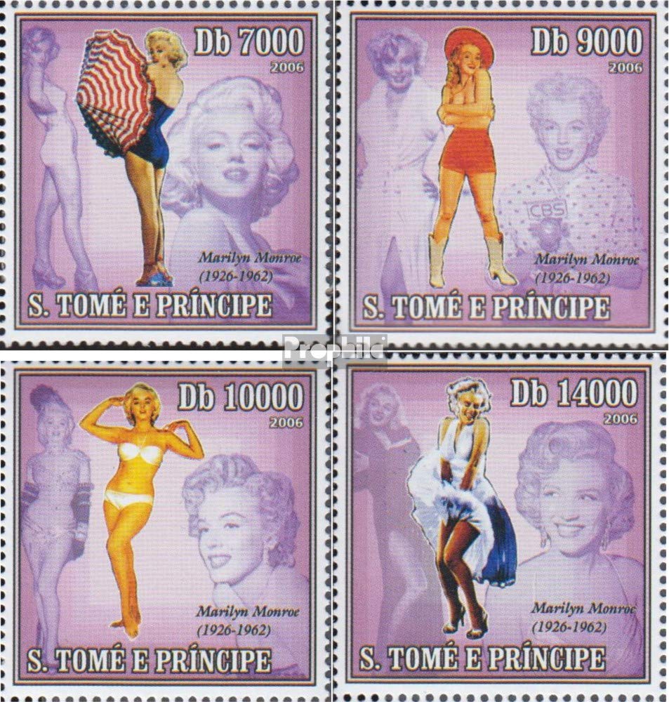 Sao Tome E Principe 4220 (complète.Edition.) Neuf Avec Gomme Originale ** MNH 2009 Marilyn Monroe (Timbres Pour Les Collectionneurs) Célébrités/Cinéma /Théâtre/Radio