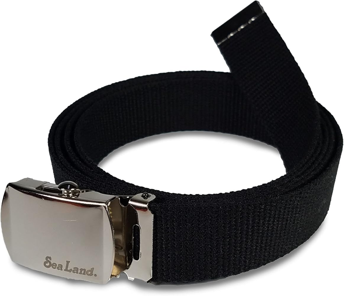Amazon | [シーランド] ガチャ ベルト （GIベルト） 幅25mm【ブラック