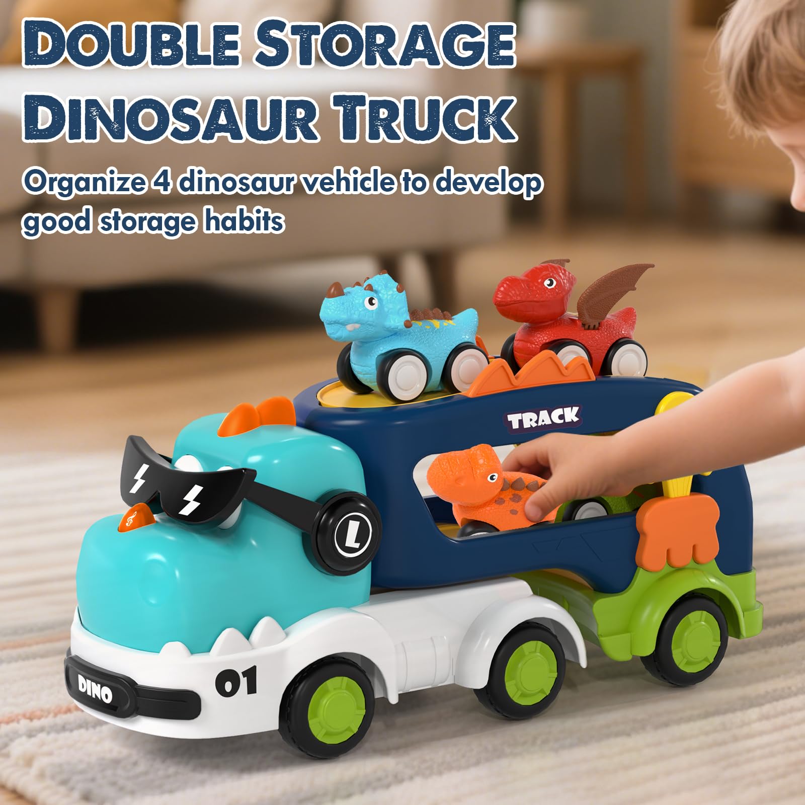 Lehoo Castle Jouets Sensoriels Dinosaures Pour Tout-petits De