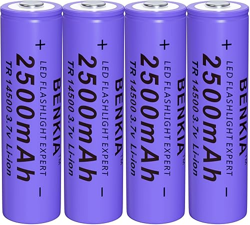 Batería recargable de 3.7 voltios 2500mAh con botón superior (4)