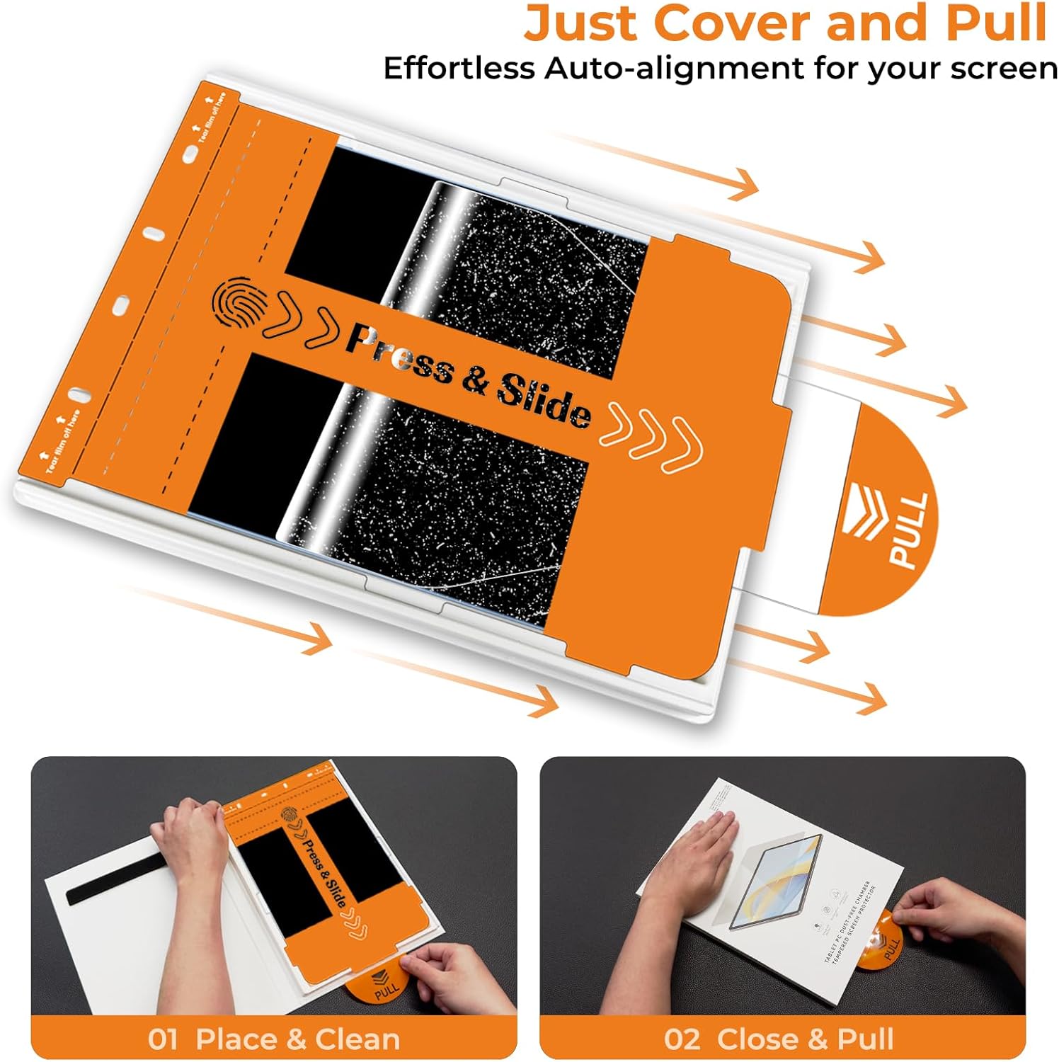 2 Pack Screen Protector for iPad 9th 8th 7th Generation (10.2 Inch, iPad 9/8/7, 2021&2020&2019), iPad Tempered Glass with Installation Tray, Sensitive Touch, Anti-Scratch, Easy Install