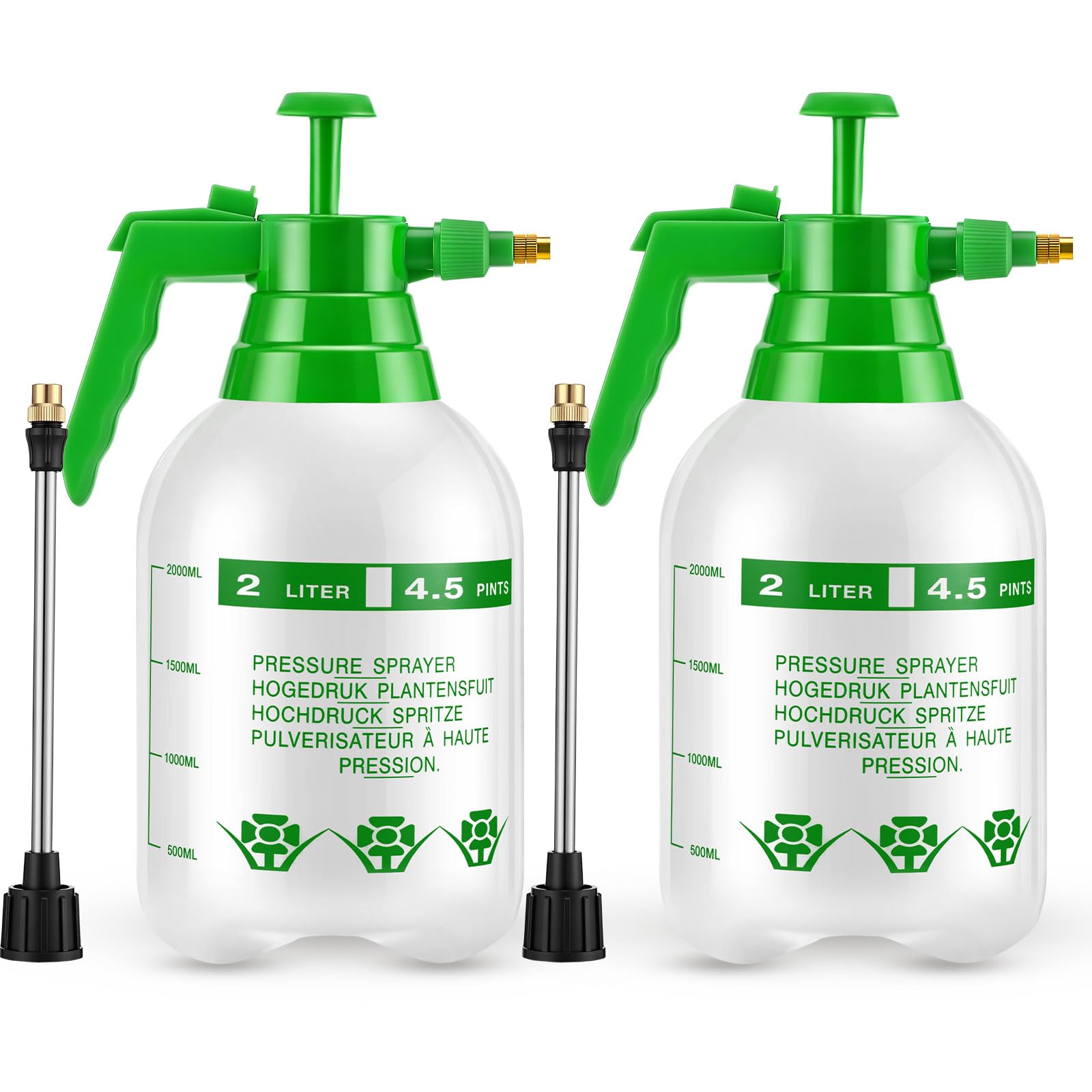 Photo 1 of Acellegic 2L Pump Sprayers, Set of 2