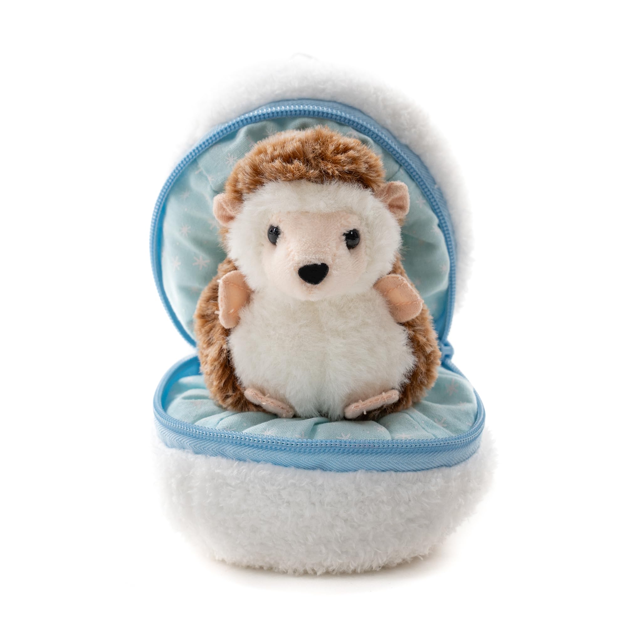Amazon.com: Plushland Snowball Stuffed Zip Up Animal – Hedgehog