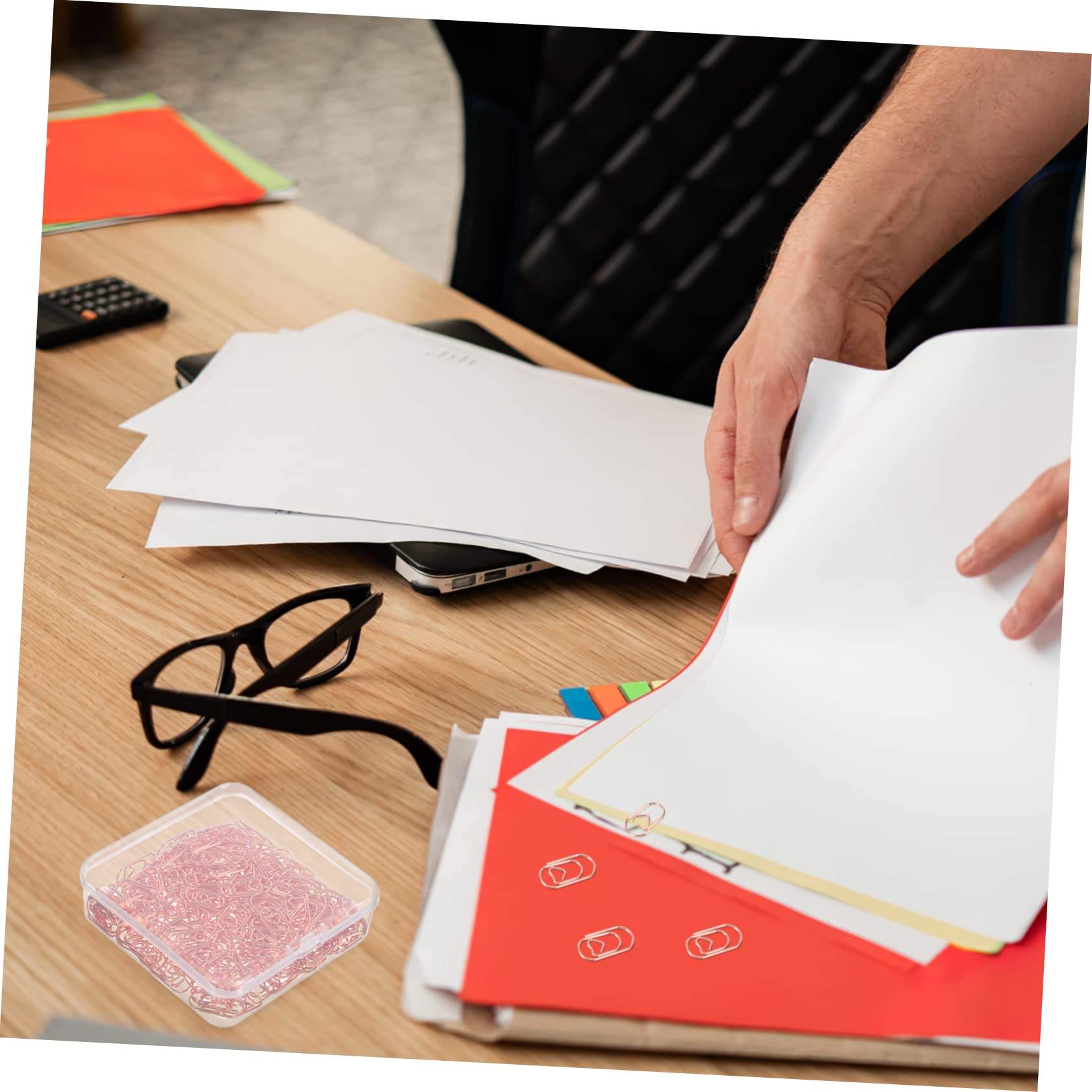 STOBOK 1200stücke Herzförmige Büroklammern Teiliges Und Roségold Dekorative Clips Für Notizen Lesezeichen Und Scrapbooking Für Büro Und Schule