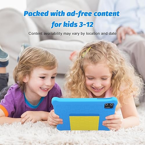 Miniatura 5 de URAO Tablet para niños, Android Kids Tablet de 7 pulgadas Quad-Core con funda, tarjeta TF de 32 GB 128 GB expandible para niños pequeños, control