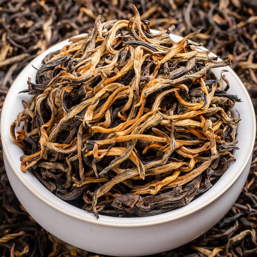 Té Negro Kungfu Dianhong de Yunnan 250g*2, Té de Hojas Sueltas, Grado 1