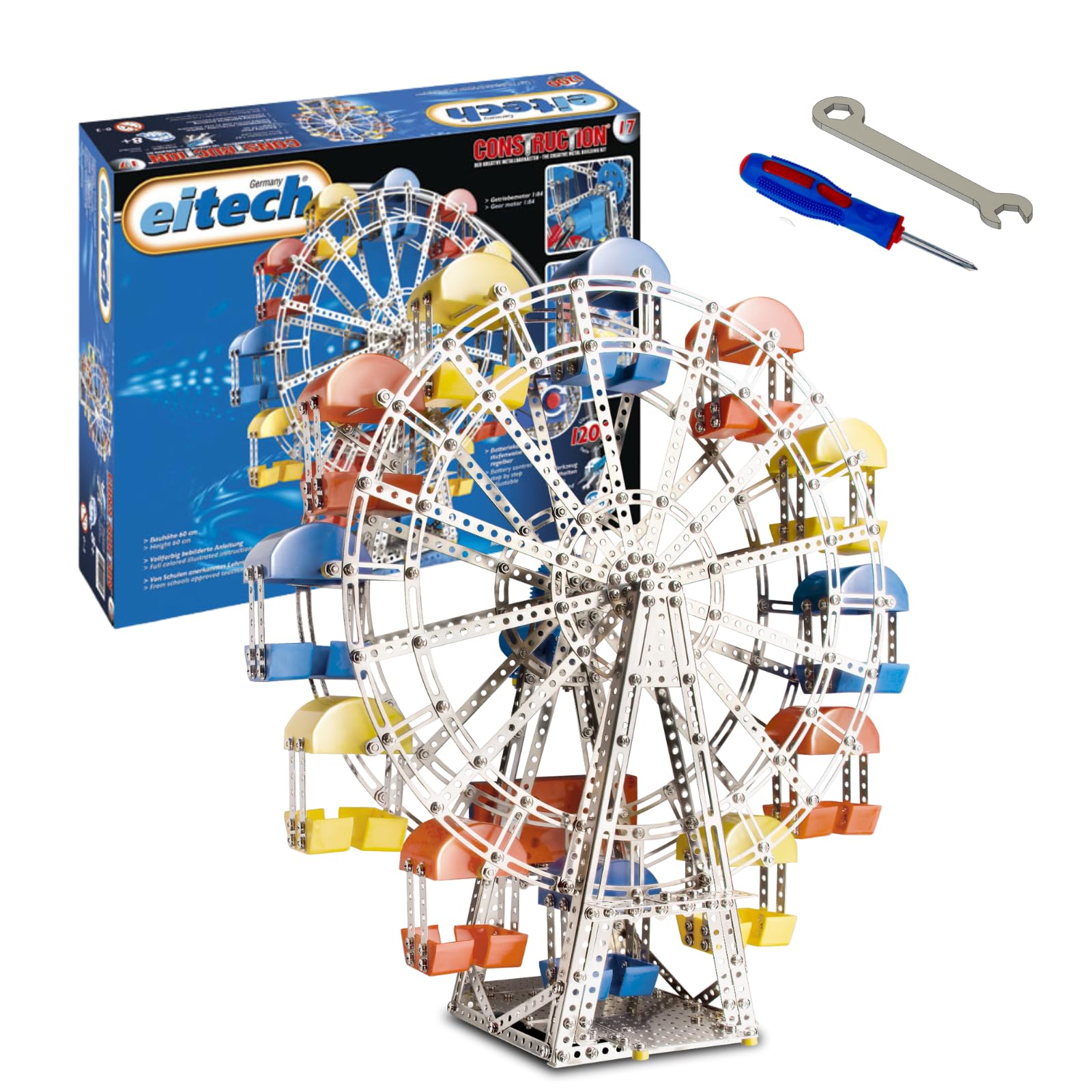 Eitech 00092 Coche de carreras - Juego de construcción de metal (180 piezas) [importado de Alemania] — view 17