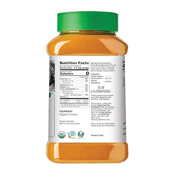 24 Mantra Organic Turmeric Powder 11 oz Contains Curcumin, a Bioactive Compound | Rich in Antioxidants | Indian Spices and Blends | USDA Certified Organic
