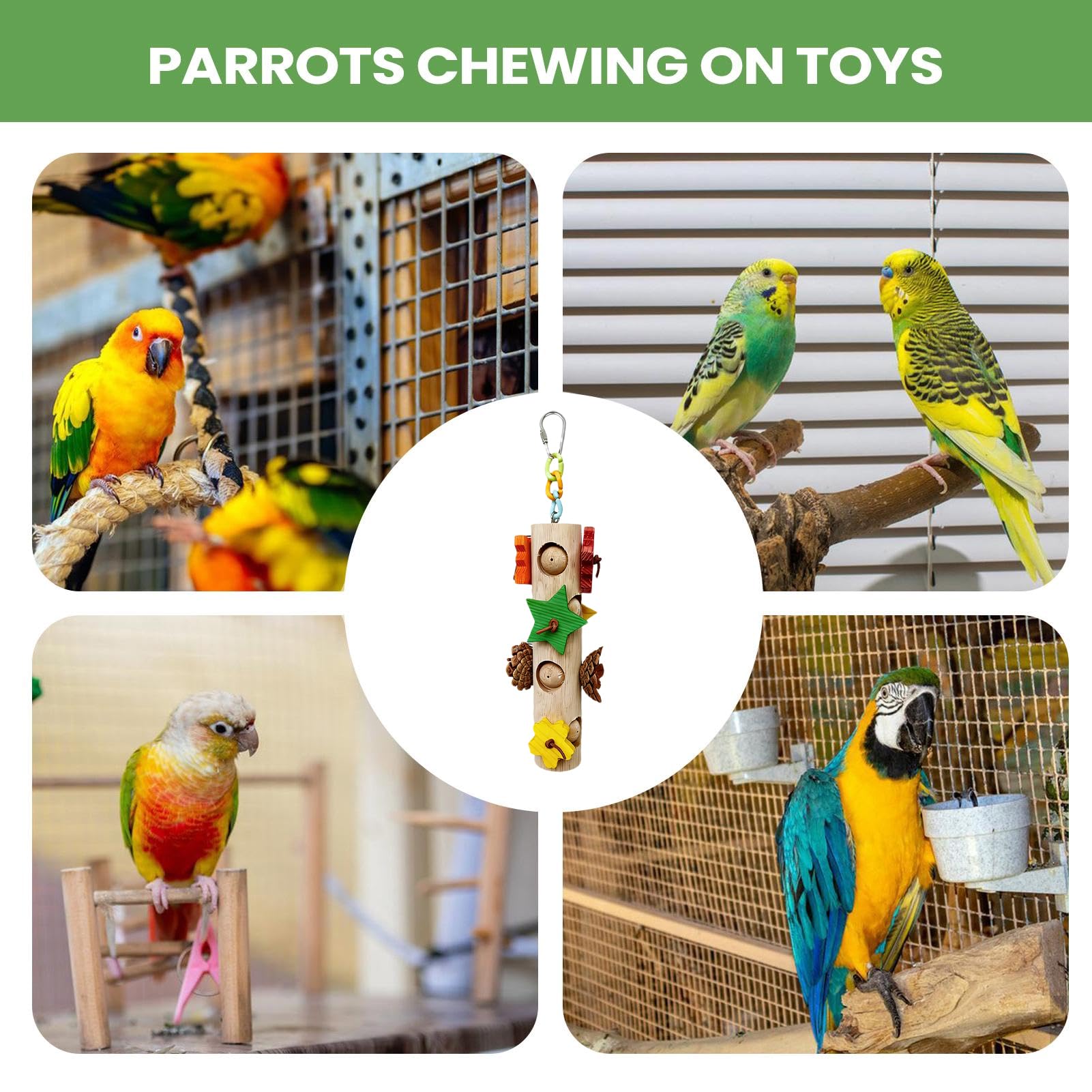 Amazon.co.jp: セキセイインコ おもちゃ | オカメインコ かじり